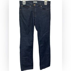 Eileen Fisher dark wash straight leg denim jeans